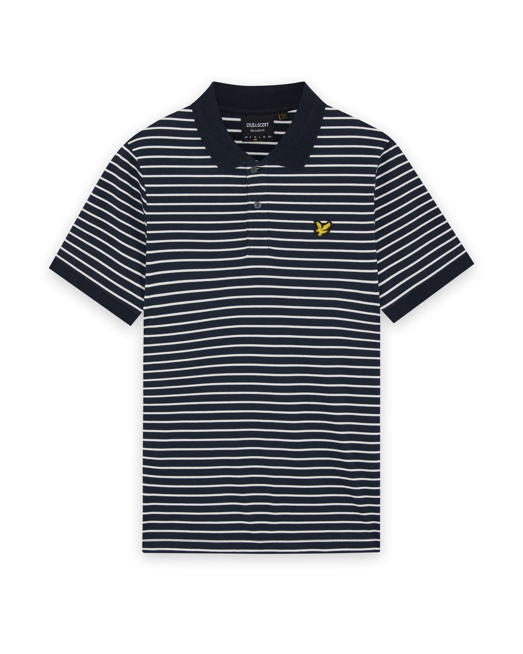 Polo's korte mouw navy Lyle & Scott