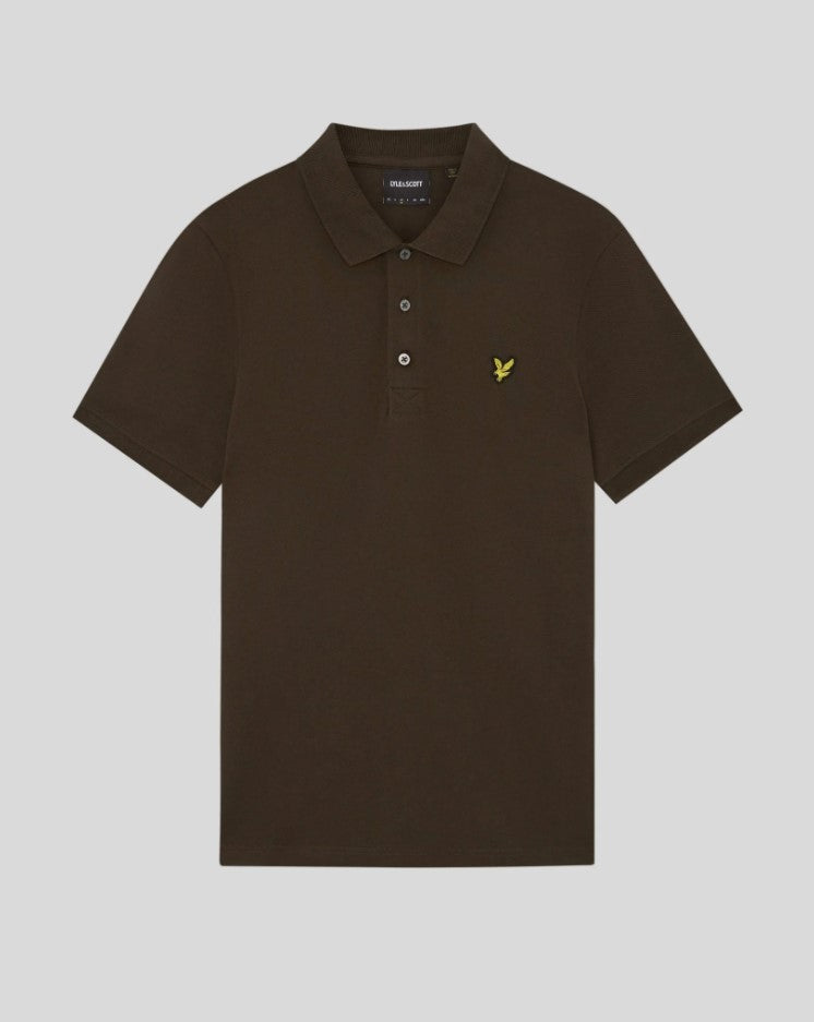 Polo's korte mouw bruin Lyle & Scott