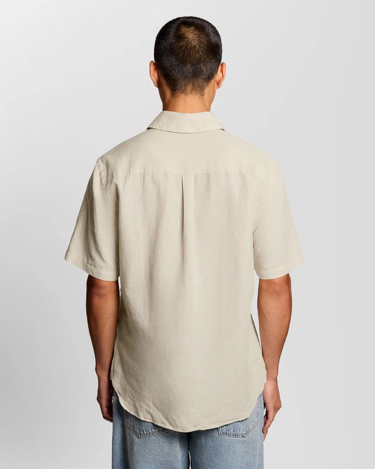 Hemden korte mouw grijs Lyle & Scott