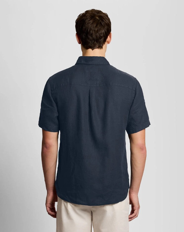 Hemden korte mouw grijs Lyle & Scott