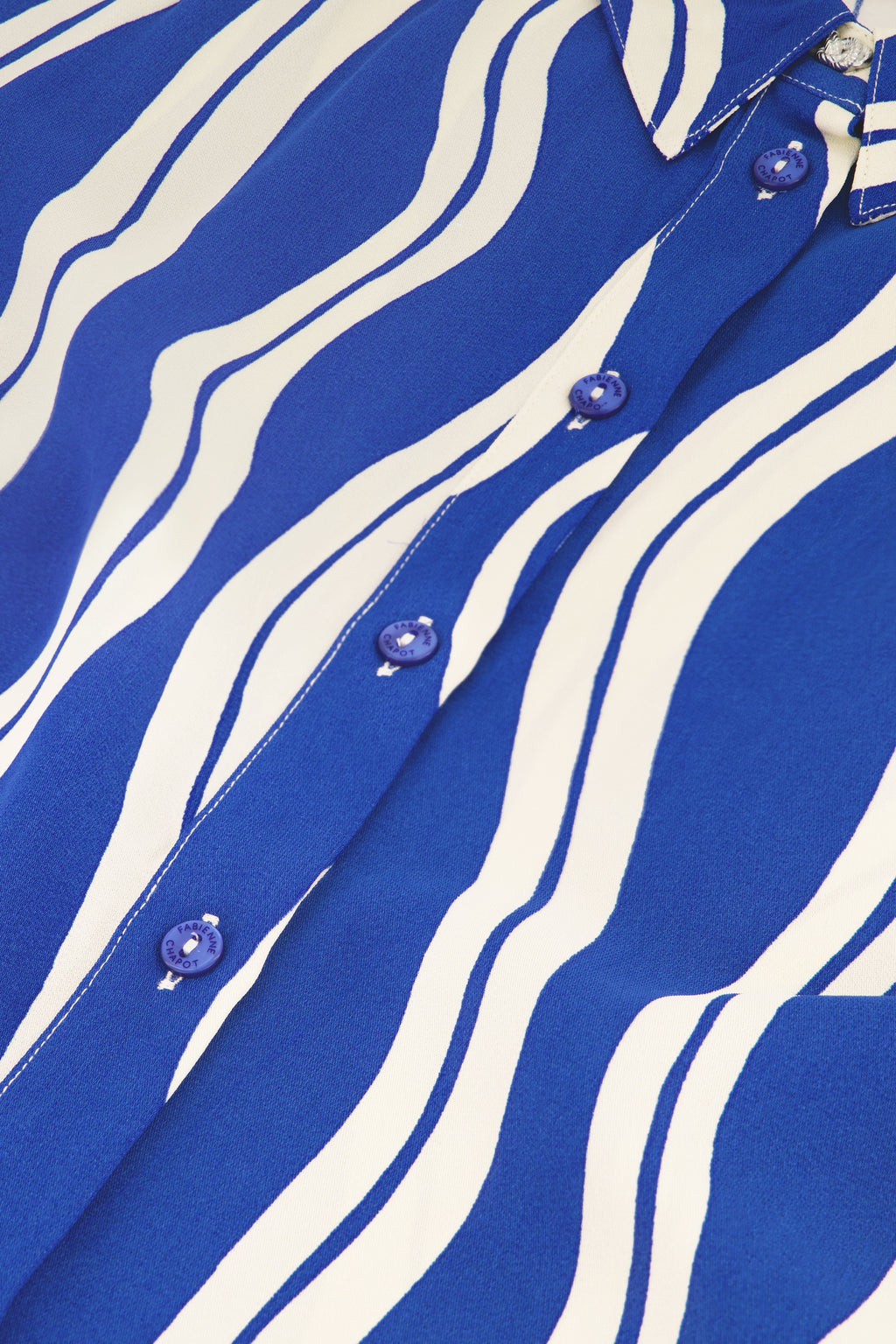 Blouses lange mouw blauw Fabienne Chapot