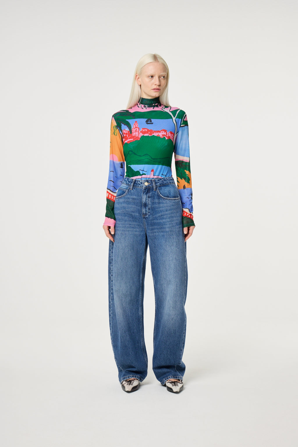 T-shirts lange mouw multicolor Fabienne Chapot