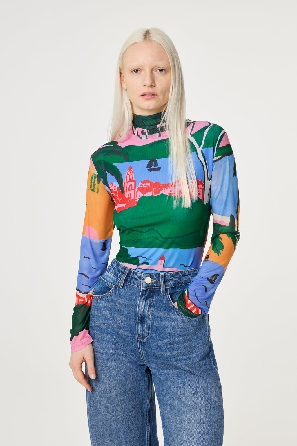 T-shirts lange mouw multicolor Fabienne Chapot