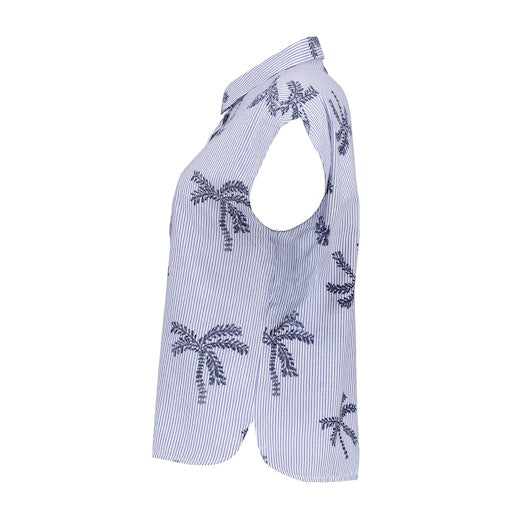 Tops blauw Geisha