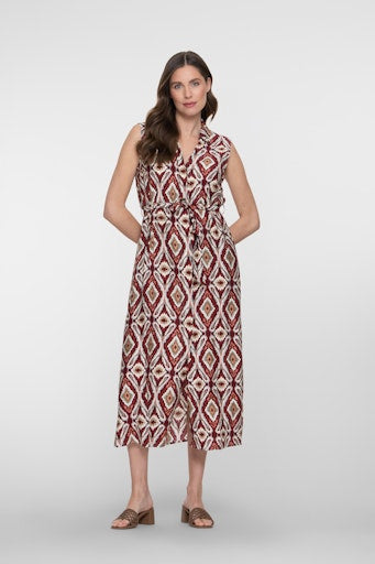 Jurken zonder mouw beige Geisha