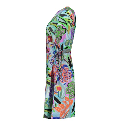 Jurken korte mouw multicolor Geisha