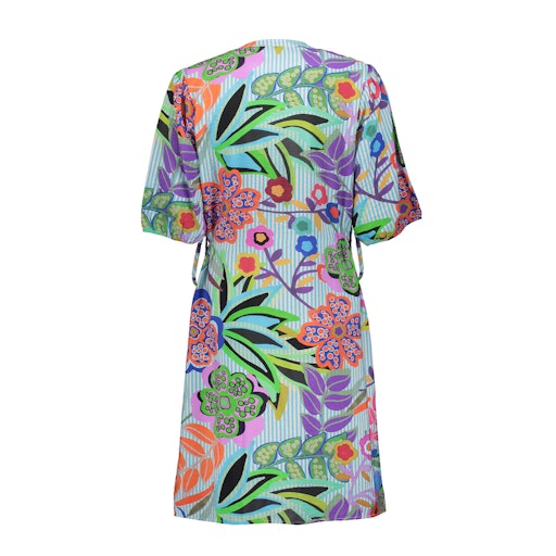Jurken korte mouw multicolor Geisha