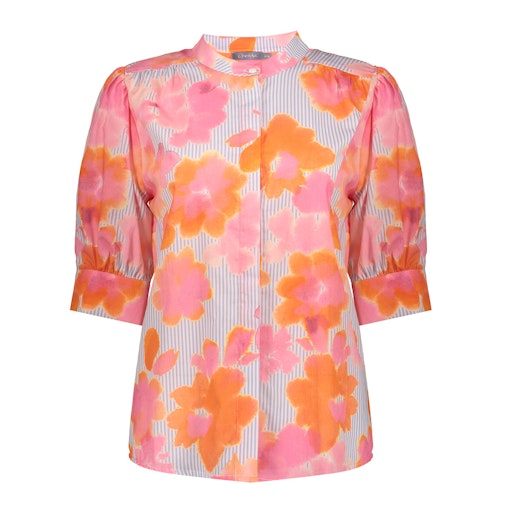 Blouses korte mouw multicolor Geisha