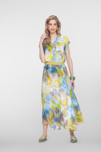 Rokken blauw Geisha