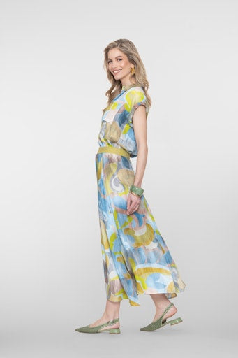Rokken blauw Geisha