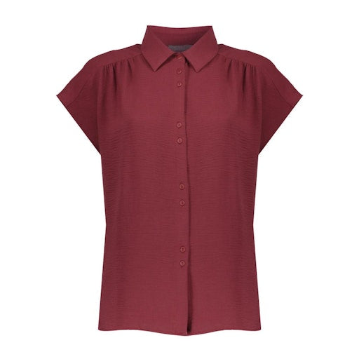 Blouses korte mouw rood Geisha