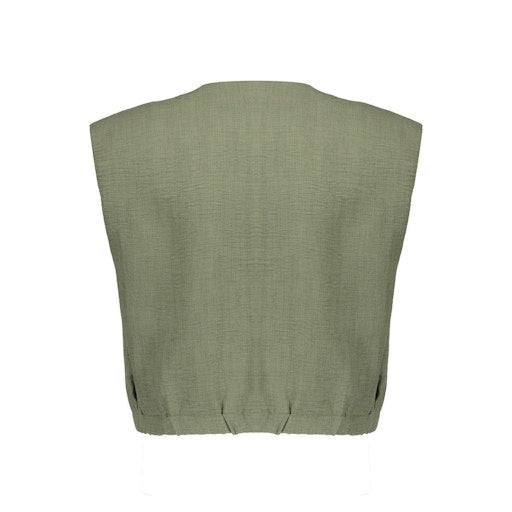 Blouses korte mouw groen Geisha