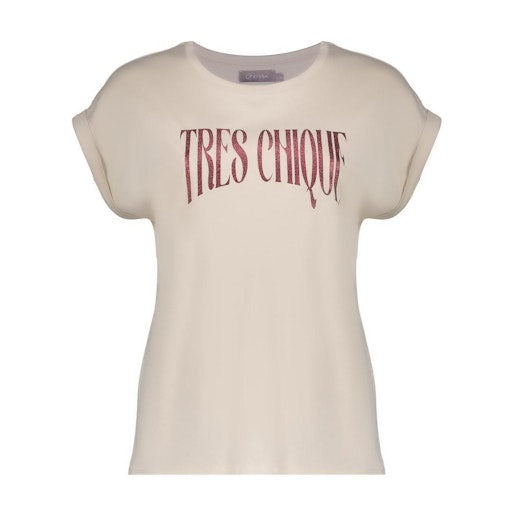 T-shirts korte mouw bruin Geisha