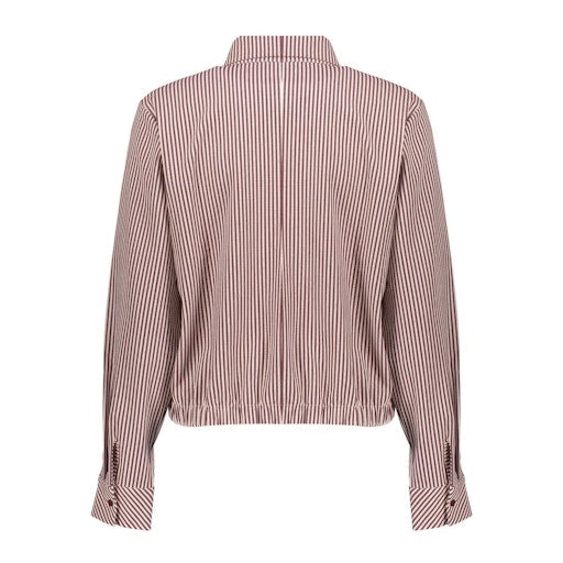 Blouses korte mouw beige Geisha