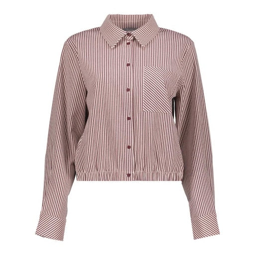 Blouses korte mouw beige Geisha