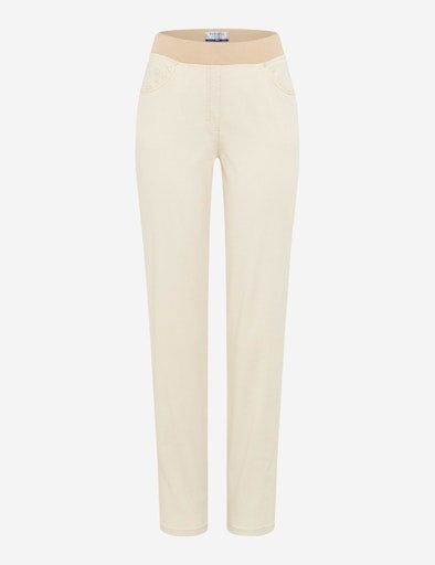 Broeken beige RAPHAELA by BRAX