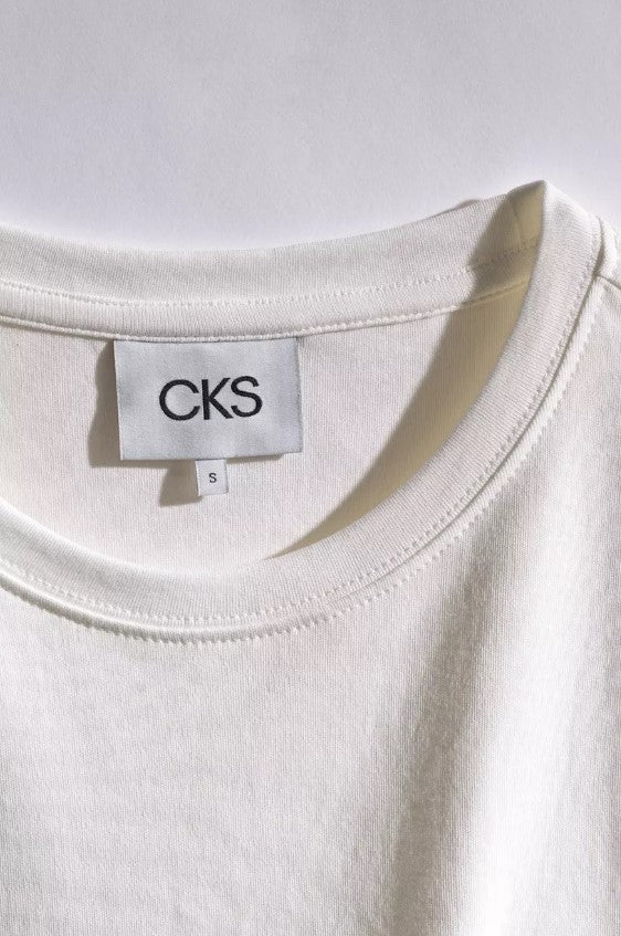 T-shirts korte mouw wit CKS