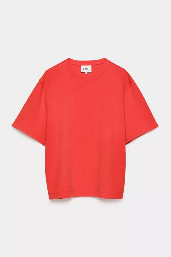 T-shirts korte mouw rood CKS