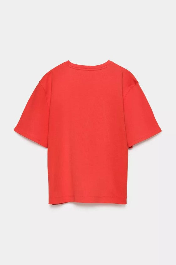 T-shirts korte mouw rood CKS