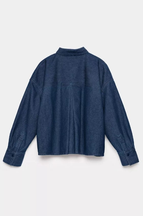 Blouses lange mouw blauw CKS