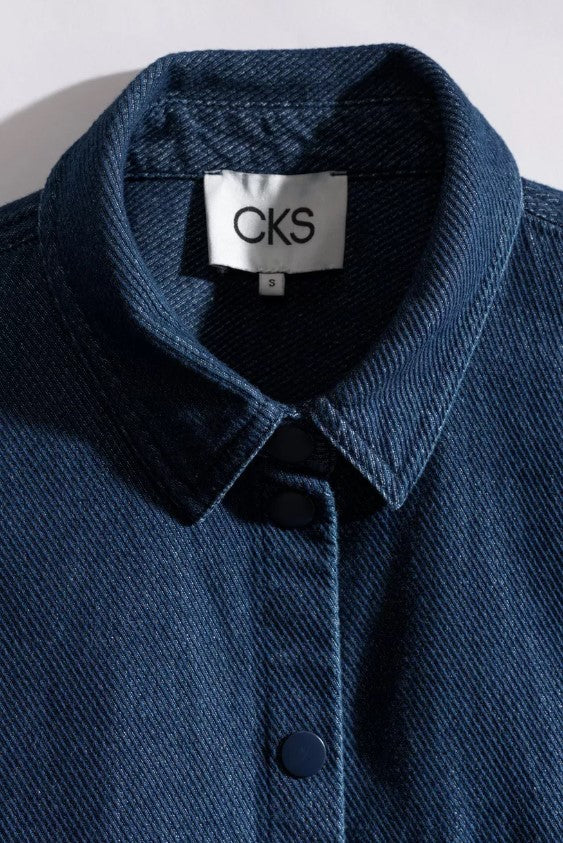 Blouses lange mouw blauw CKS