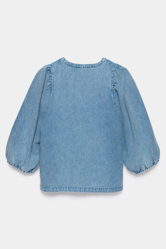 Blouses korte mouw blauw CKS