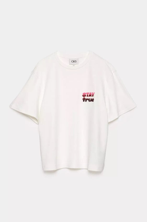 T-shirts korte mouw wit CKS