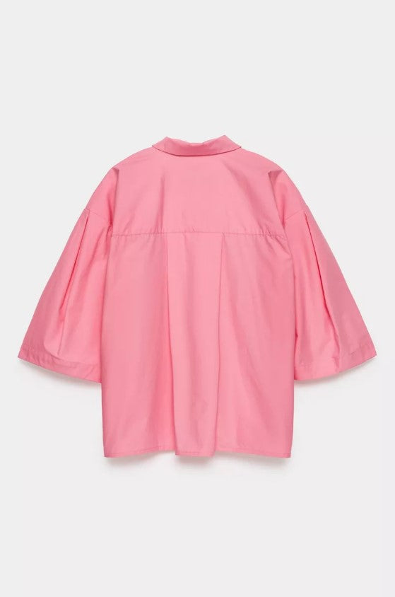 Blouses korte mouw roze CKS