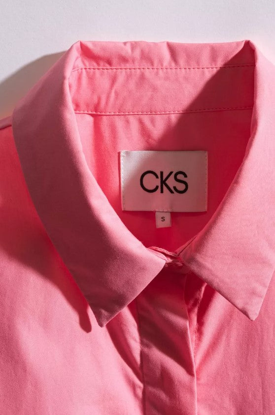 Blouses korte mouw roze CKS