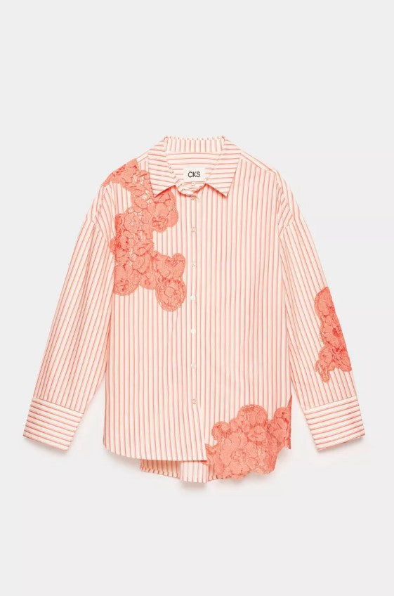 Blouses lange mouw roze CKS