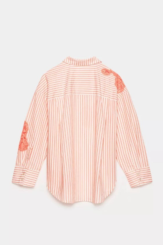 Blouses lange mouw roze CKS