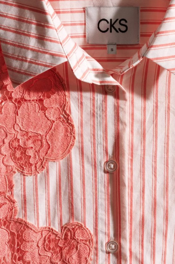 Blouses lange mouw roze CKS