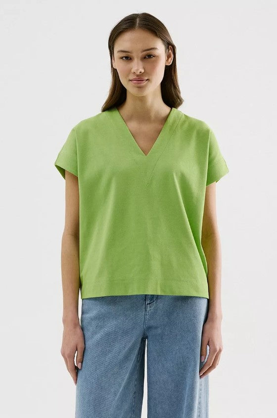 T-shirts korte mouw groen CKS