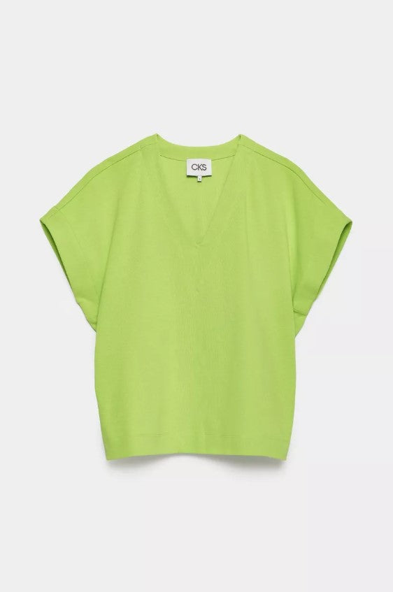 T-shirts korte mouw groen CKS
