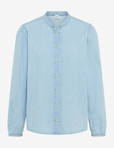 Blouses lange mouw blauw BRAX