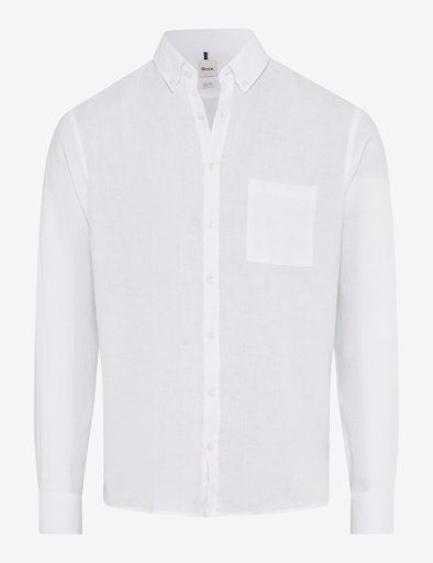 Hemden lange mouw wit BRAX