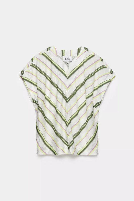 Blouses korte mouw multicolor CKS