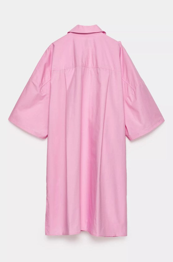Jurken korte mouw roze CKS