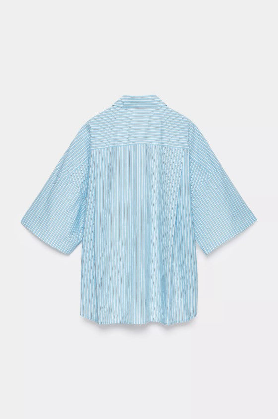 Blouses korte mouw blauw CKS