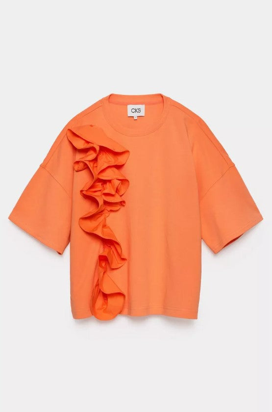 T-shirts korte mouw oranje CKS