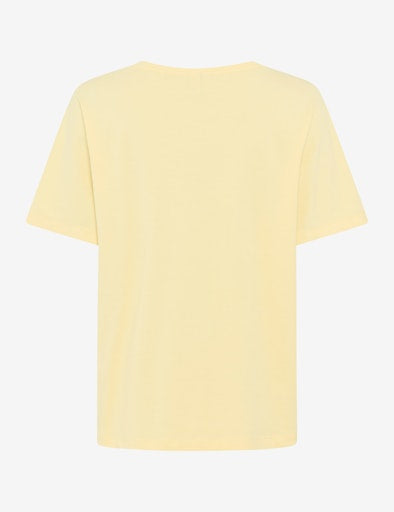 T-shirts korte mouw geel BRAX