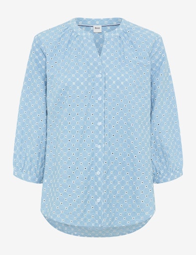 Blouses lange mouw blauw BRAX
