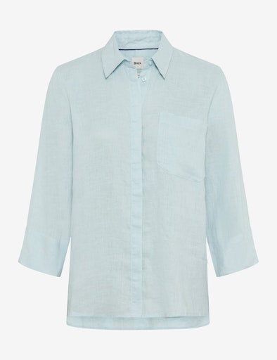 Blouses lange mouw blauw BRAX