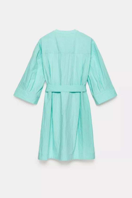 Jurken lange mouw blauw CKS