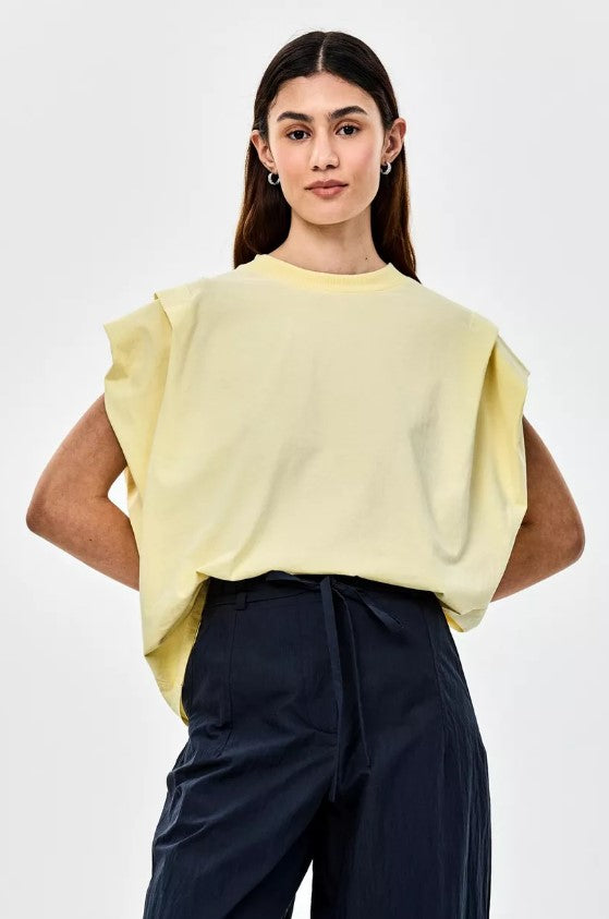 T-shirts korte mouw geel CKS
