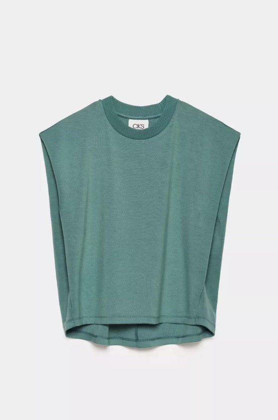T-shirts korte mouw groen CKS