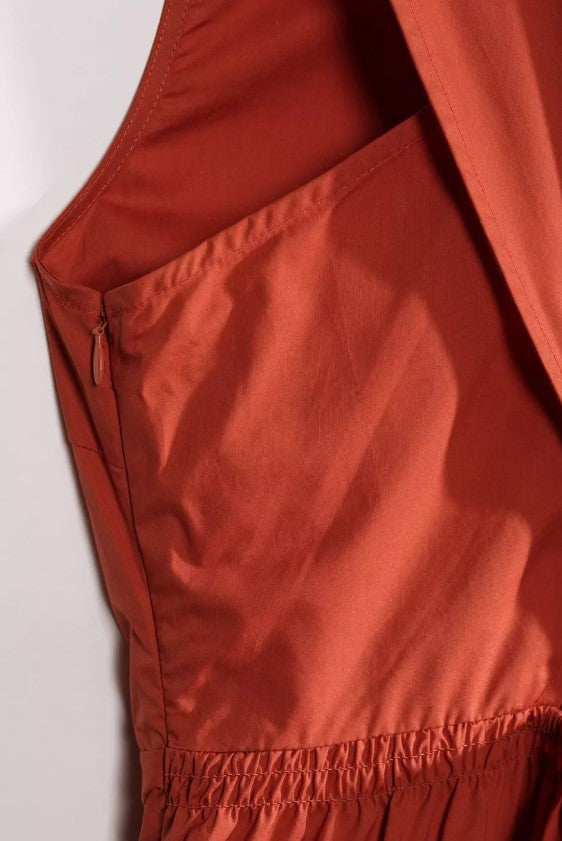 Jurken zonder mouw oranje CKS