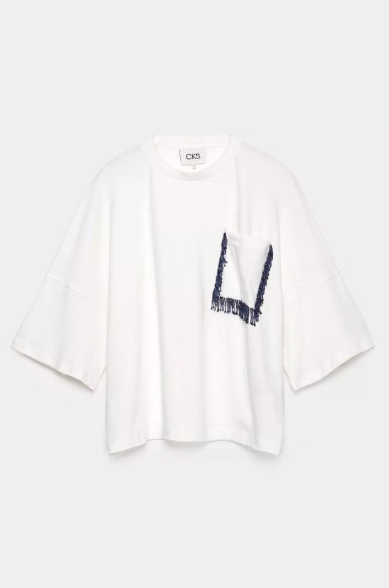 T-shirts korte mouw wit CKS