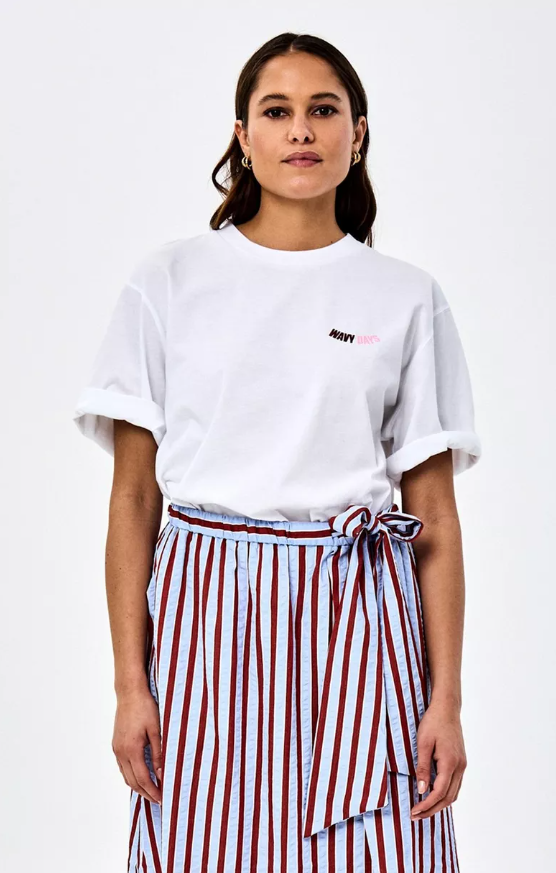 T-shirts korte mouw wit CKS