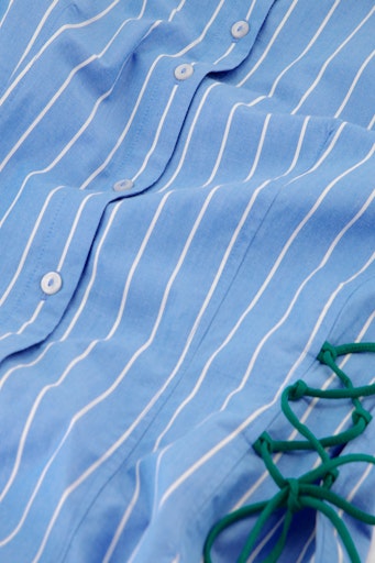 Blouses lange mouw blauw Fabienne Chapot